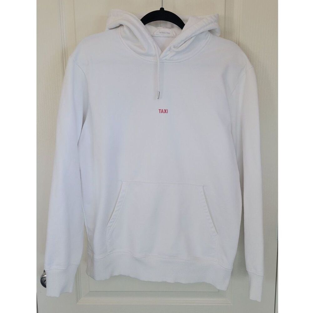 Helmut Lang White Paris Taxi Hoodie